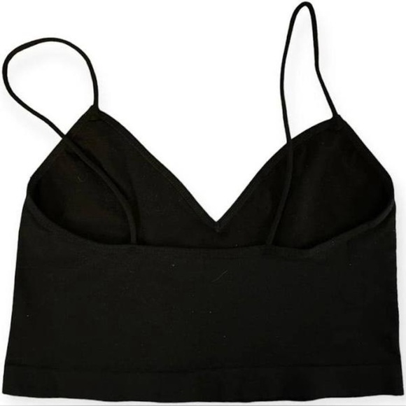 NWOT - Intimately Free People Sweetheart Seamless Brami in Black - Size XS/S - Picture 4 of 4